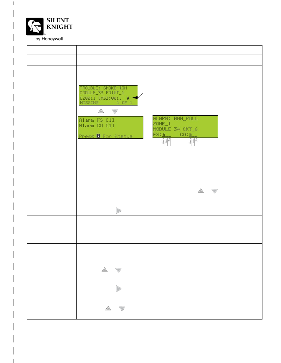 Model 5808 basic operating instructions | SilentKnight 5808 User Manual | Page 177 / 180