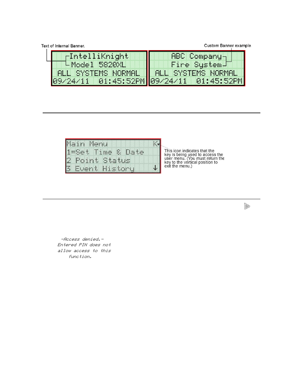 3 key operation, 4 menu system, Key operation | Menu system | SilentKnight 5820XL User Manual | Page 148 / 236