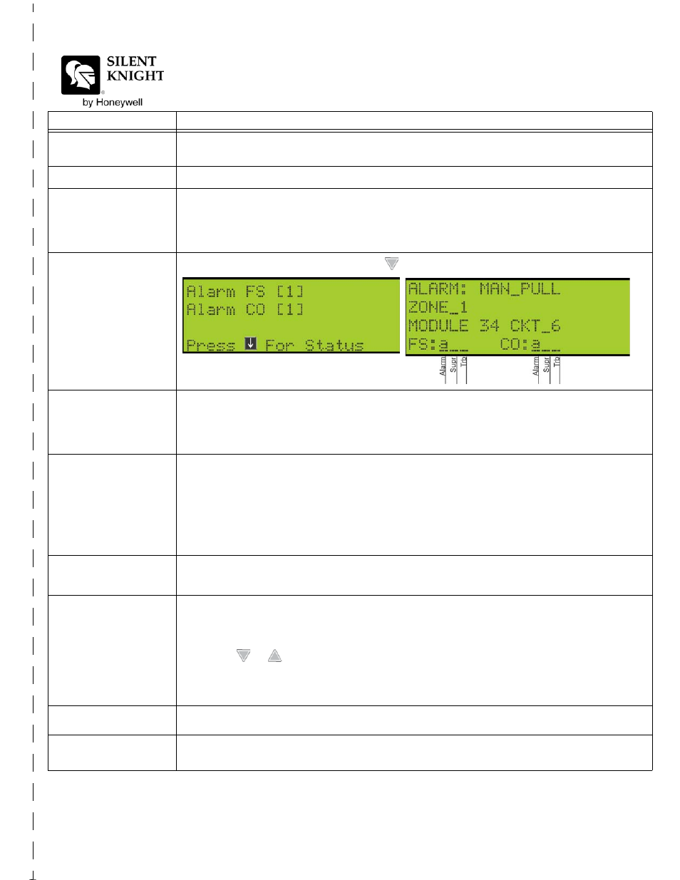 Intelliknight 5820xl basic operating instructions | SilentKnight 5820XL User Manual | Page 227 / 236