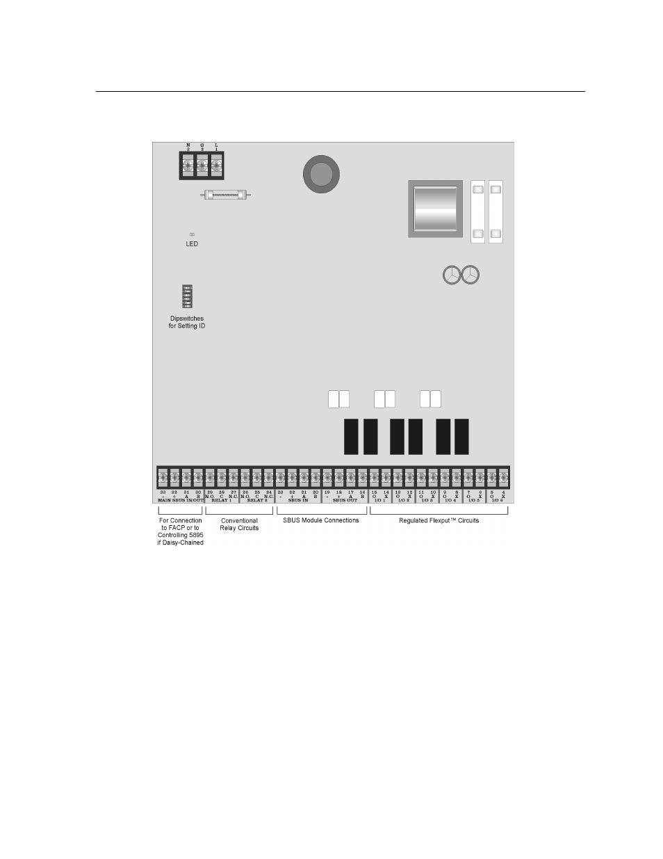 4 5895xl board and terminal strip description, 5895xl board and terminal strip description -2 | SilentKnight 5895XL 6A Intelligent Remote Power Supply User Manual | Page 12 / 56