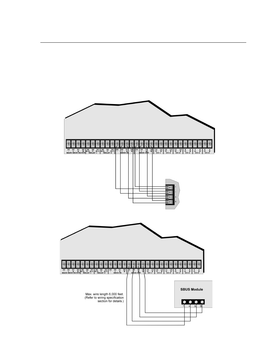 4 connecting sbus modules to the 5895xl, Connecting sbus modules to the 5895xl -6, Is 5895xl (section 3.4) | SilentKnight 5895XL 6A Intelligent Remote Power Supply User Manual | Page 26 / 56