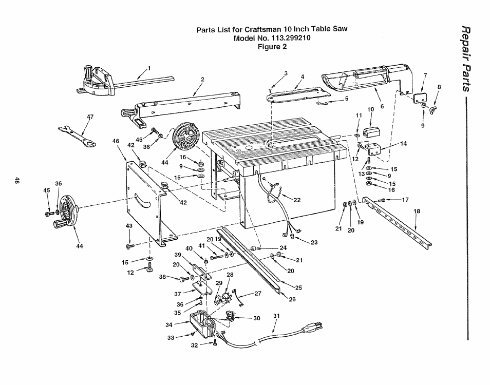 Craftsman 113.299210 User Manual | Page 48 / 56