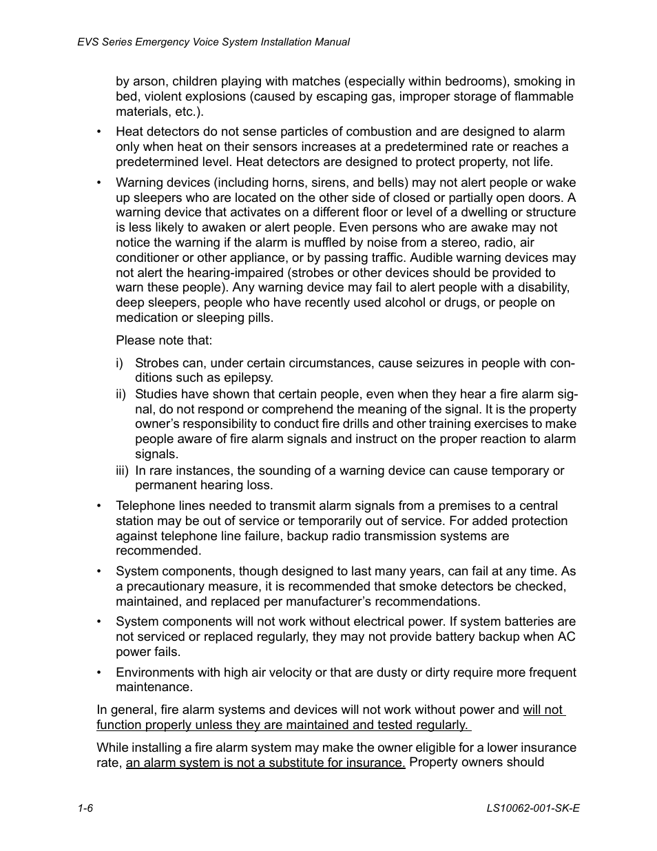 SilentKnight EVS User Manual | Page 12 / 74