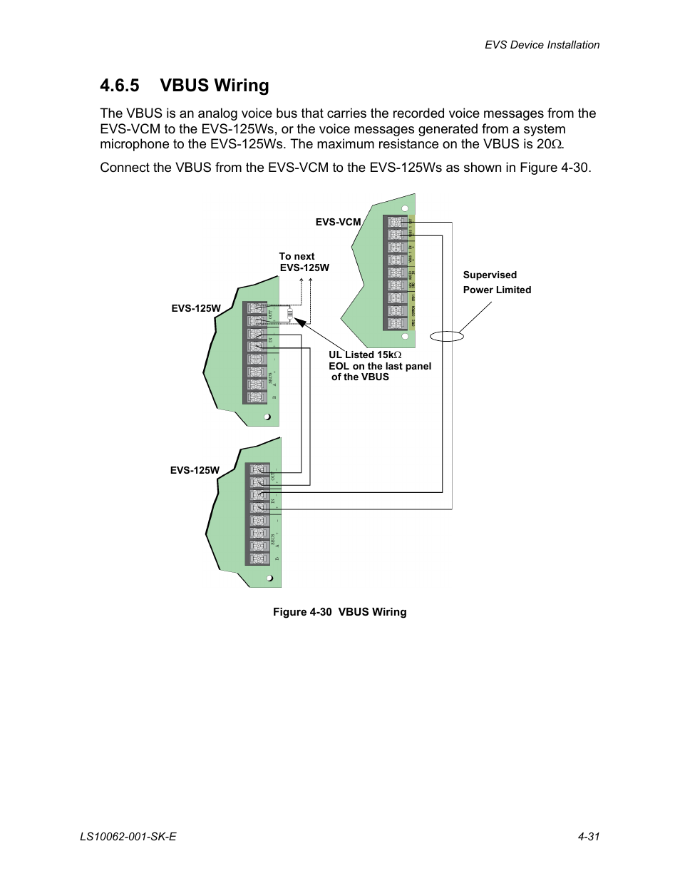 5 vbus wiring, 5 vbus wiring -31 | SilentKnight EVS User Manual | Page 53 / 74