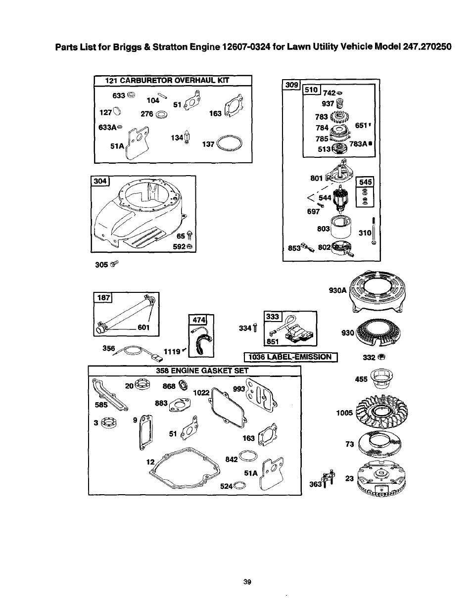 Craftsman 247.270250 User Manual | Page 39 / 65