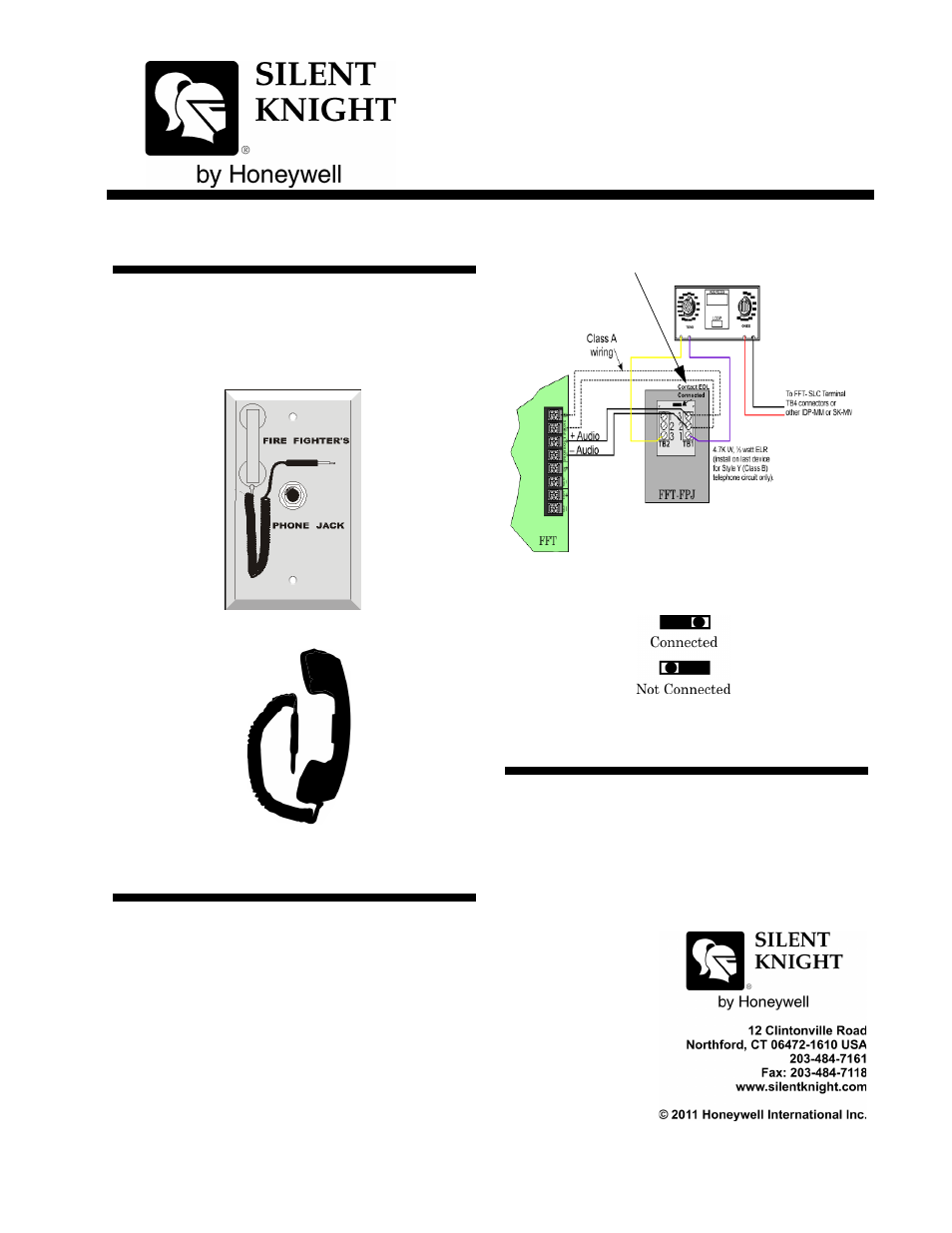 SilentKnight FFT-FPJ User Manual | 1 page