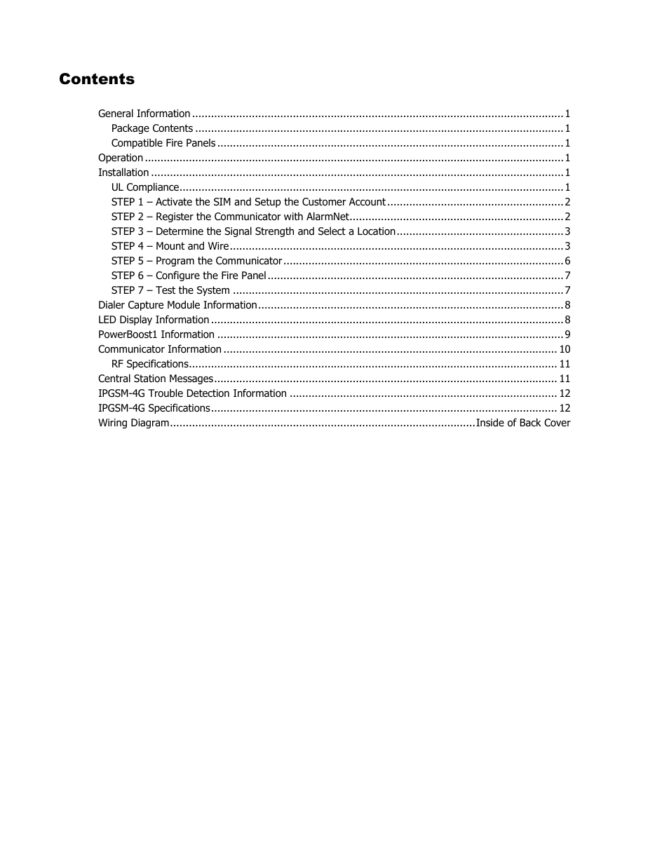 SilentKnight IPGSM-4G User Manual | Page 2 / 16