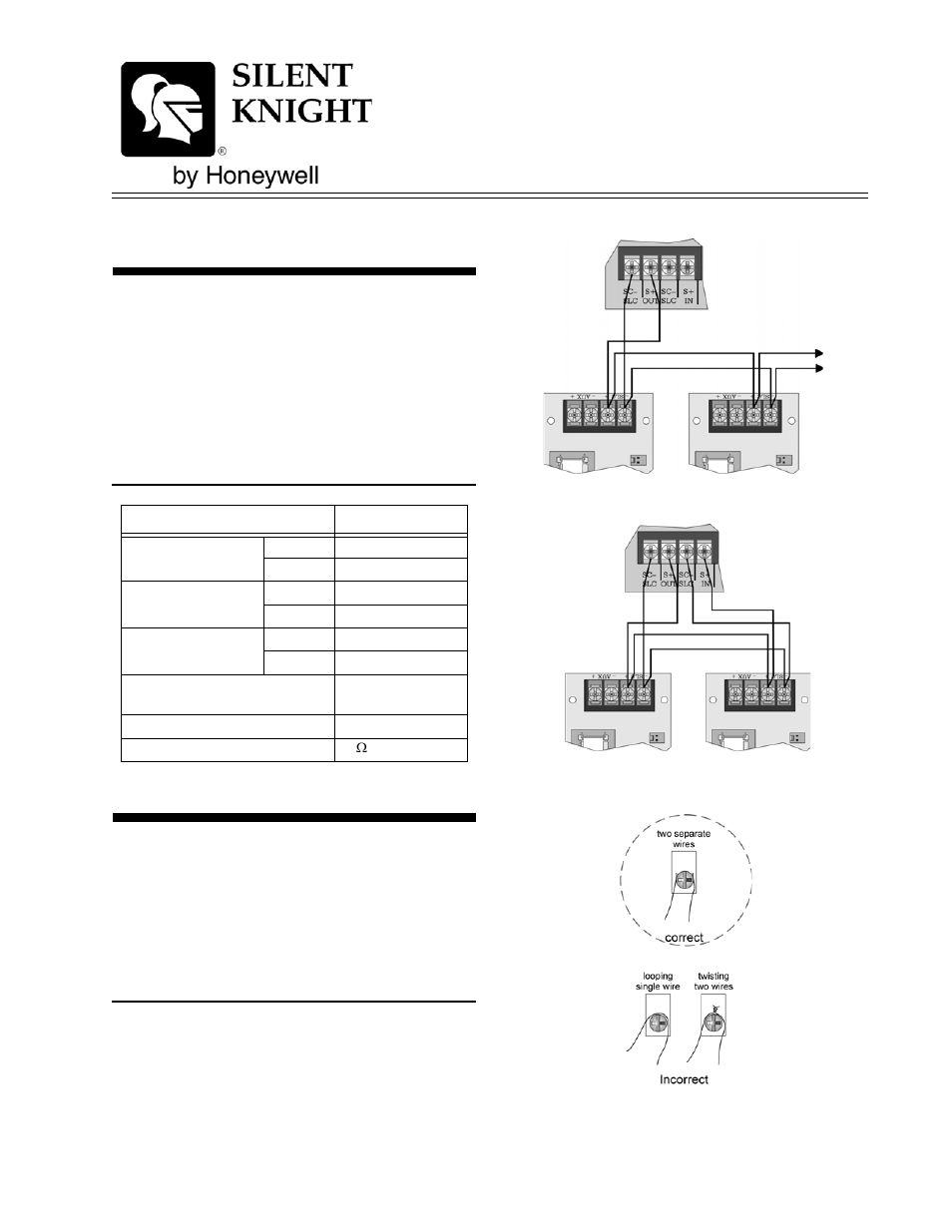 SilentKnight SD505-6SB 6 Sounder Base User Manual | 2 pages