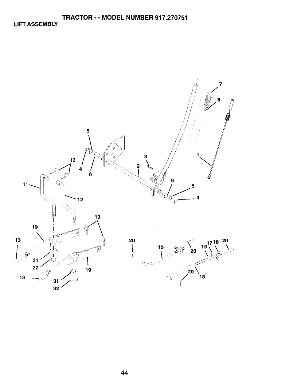 Craftsman 917.270751 User Manual | Page 44 / 60