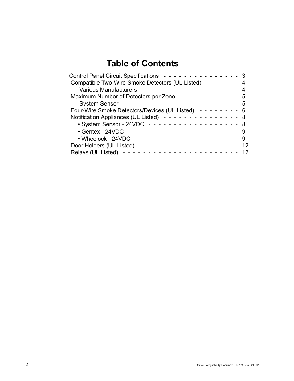 SilentKnight SK-4 Device Compatibility User Manual | Page 2 / 16
