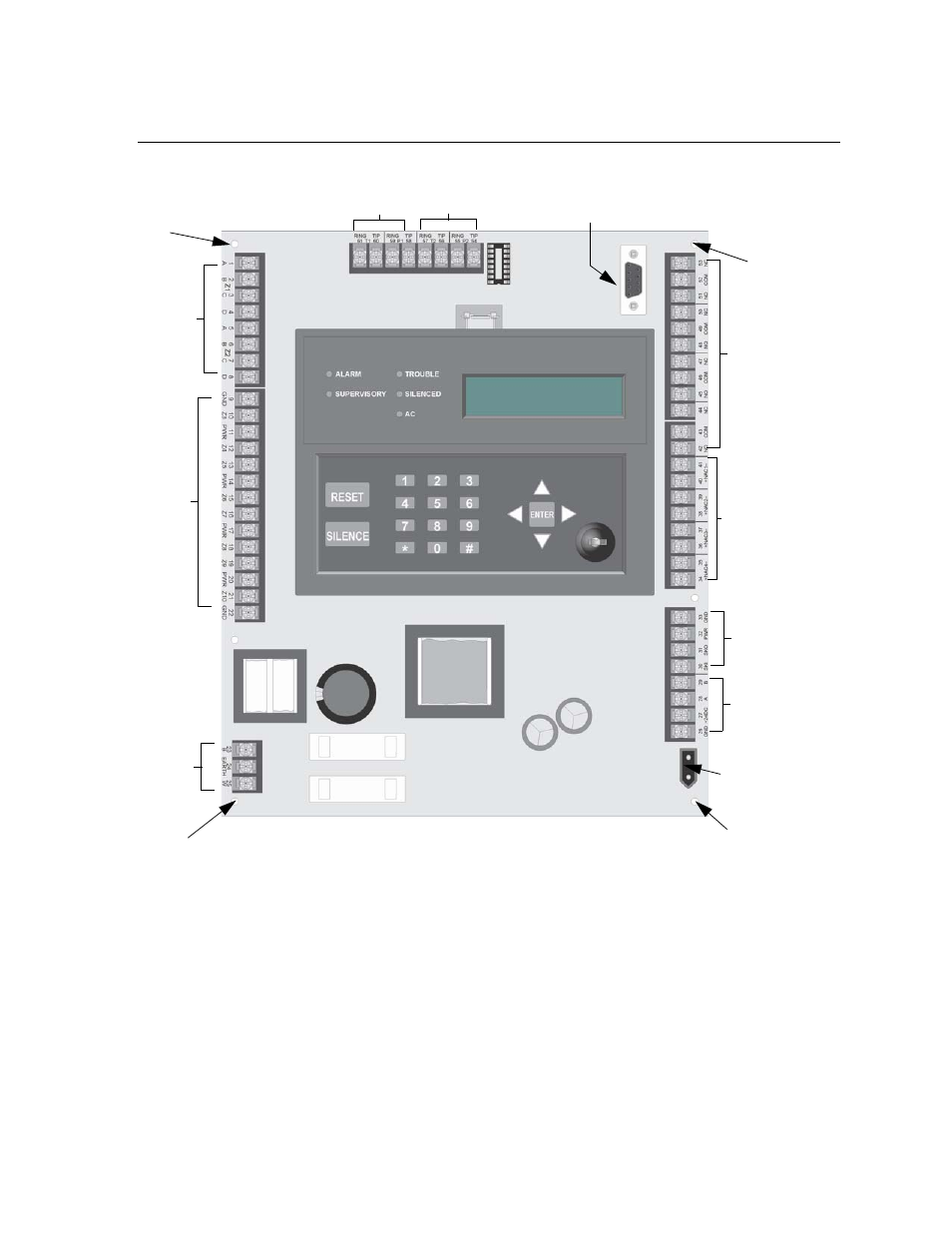 4 control board components, Control board components -3 | SilentKnight SK-5208 Conventional FACP 10-30 Zone User Manual | Page 13 / 102