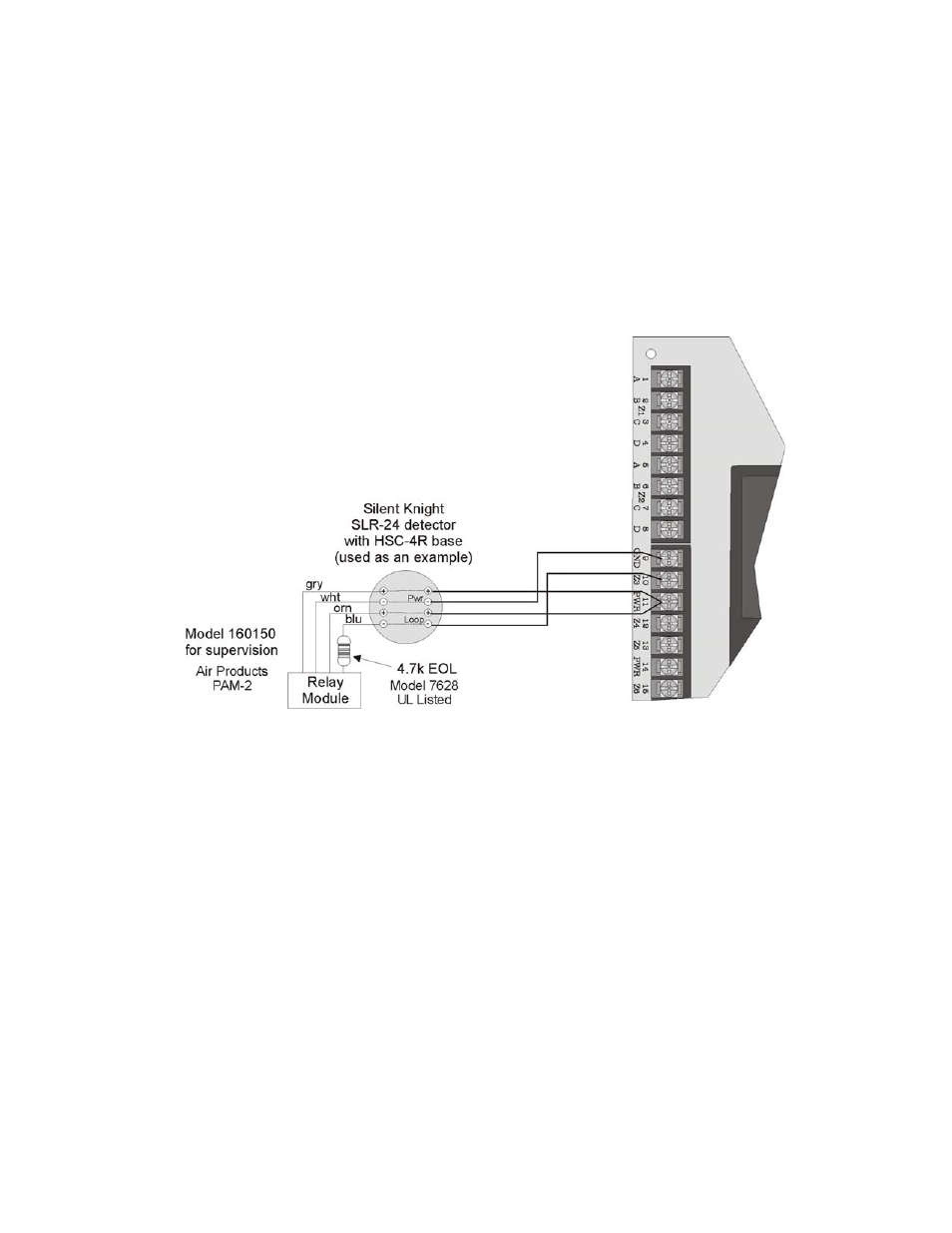 3 four-wire smoke detector connection, 3 four-wire smoke detector connection -12 | SilentKnight SK-5208 Conventional FACP 10-30 Zone User Manual | Page 22 / 102