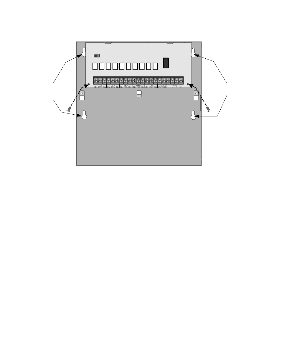 5 model 5824 installation instructions, 1 mounting the 5824 module, 5 model 5824 installation instructions -25 | 1 mounting the 5824 module -25, See figure 3-23 | SilentKnight SK-5208 Conventional FACP 10-30 Zone User Manual | Page 35 / 102