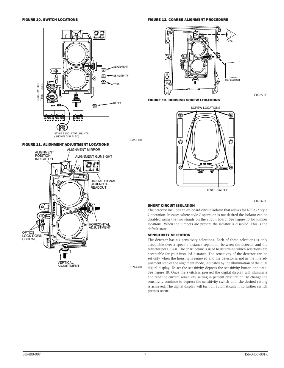 SilentKnight SK-Beam / SK-Beam-T Addressable Beam Smoke Detector w/Test User Manual | Page 7 / 15