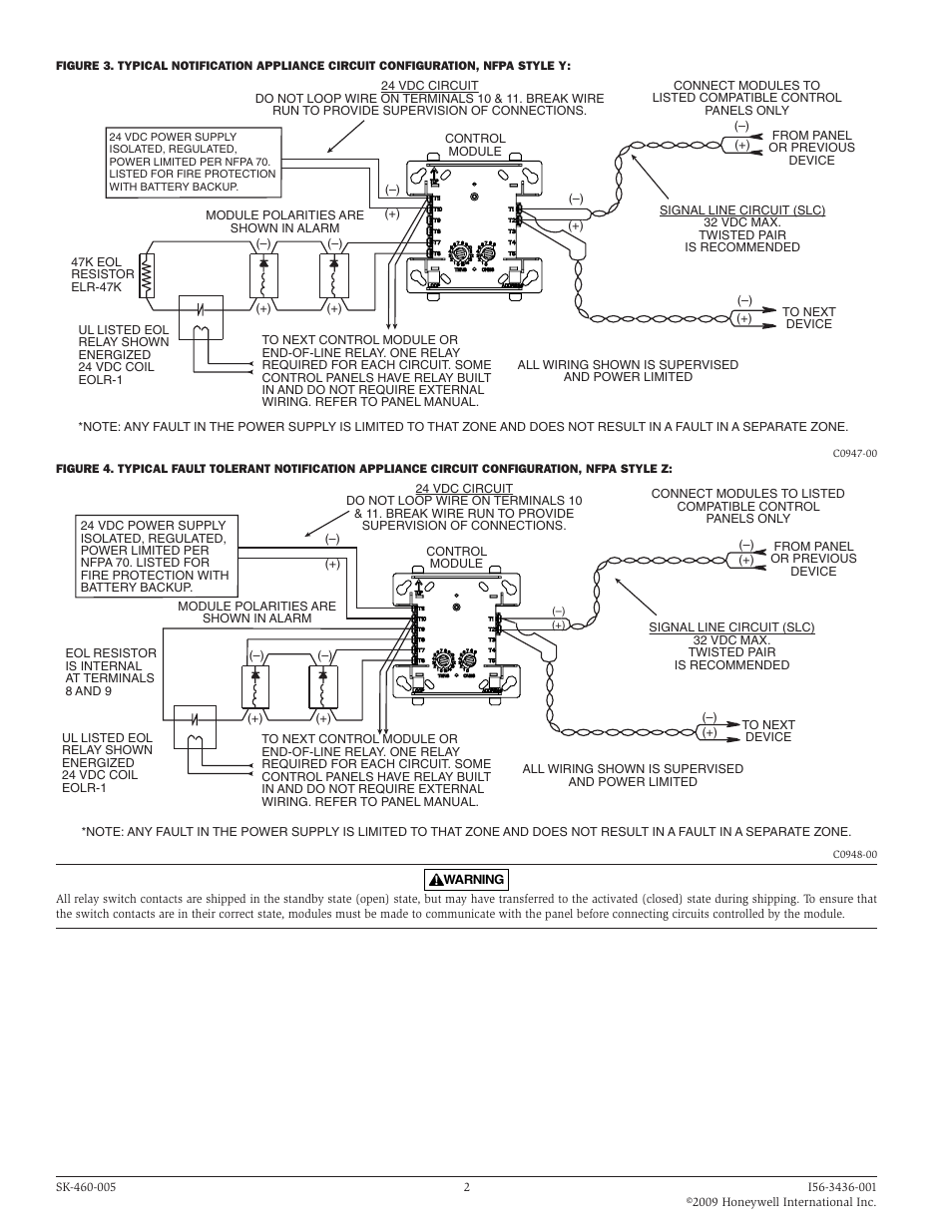 SilentKnight SK-Control Addressable Notification Module User Manual | Page 2 / 2