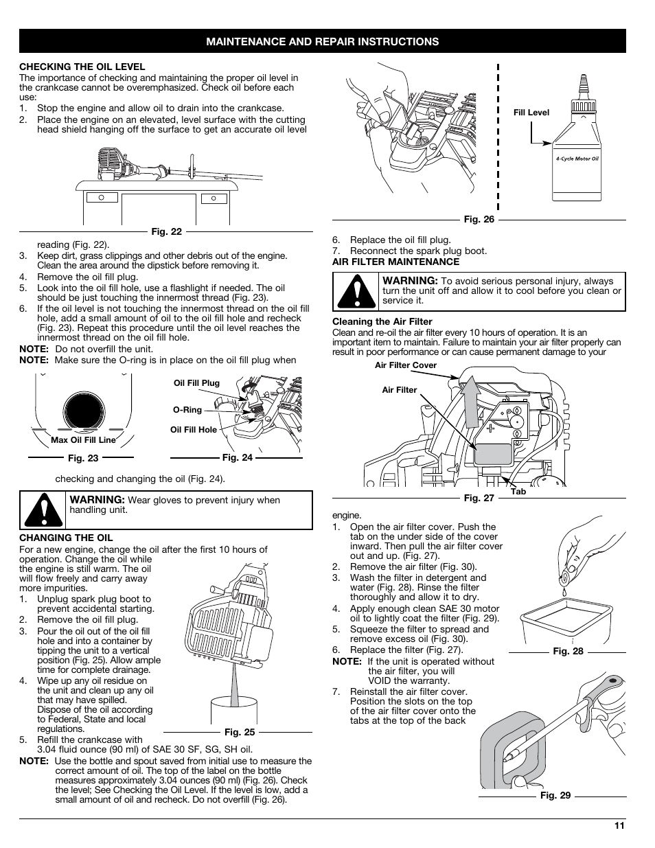 Craftsman 316.79191 User Manual | Page 11 / 40