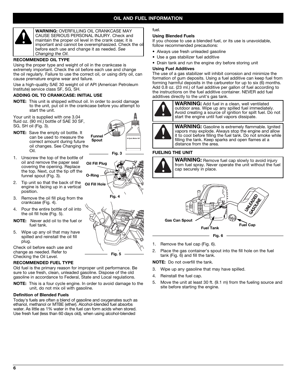 Craftsman 316.79191 User Manual | Page 6 / 40