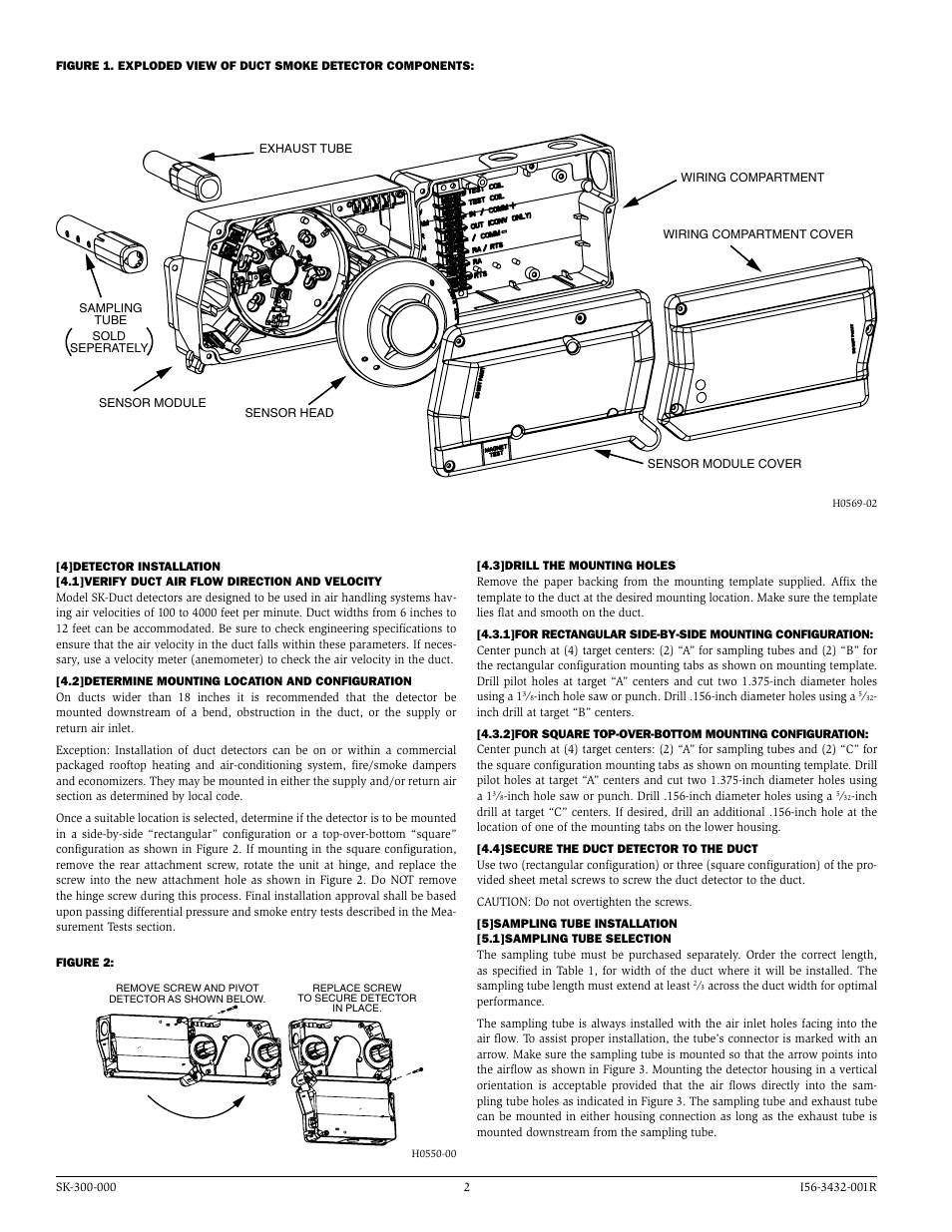 SilentKnight SK-Duct Addressable Photoelectric Duct Detector User Manual | Page 2 / 6