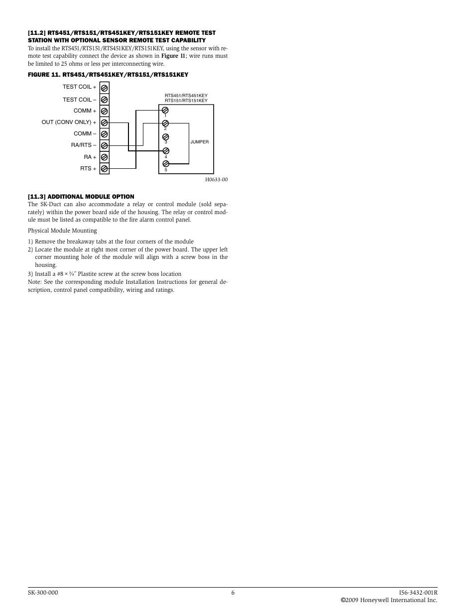 SilentKnight SK-Duct Addressable Photoelectric Duct Detector User Manual | Page 6 / 6