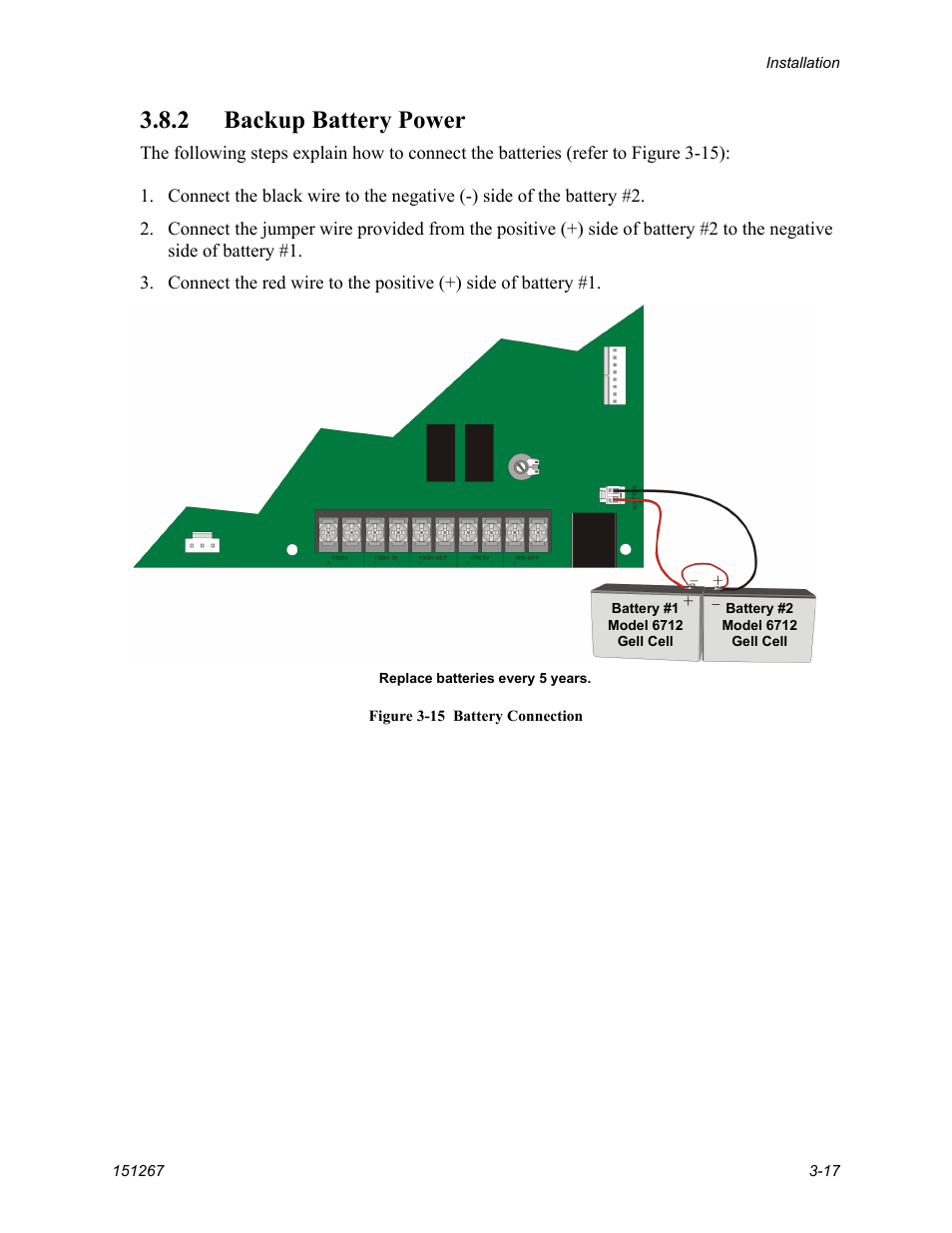 2 backup battery power -17, 2 backup battery power | SilentKnight SKE-450 Voice Evacuation Control Panel User Manual | Page 27 / 76