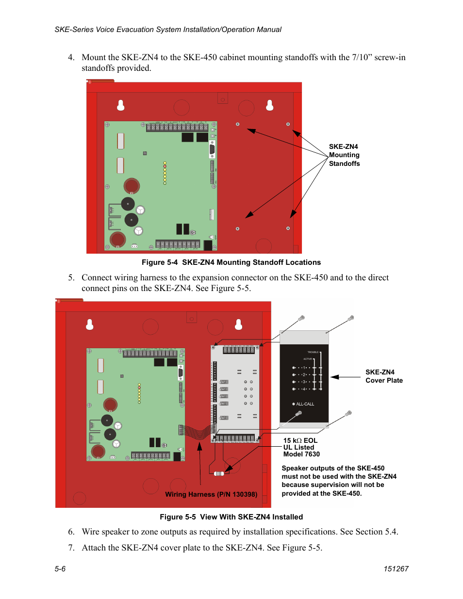 SilentKnight SKE-450 Voice Evacuation Control Panel User Manual | Page 40 / 76