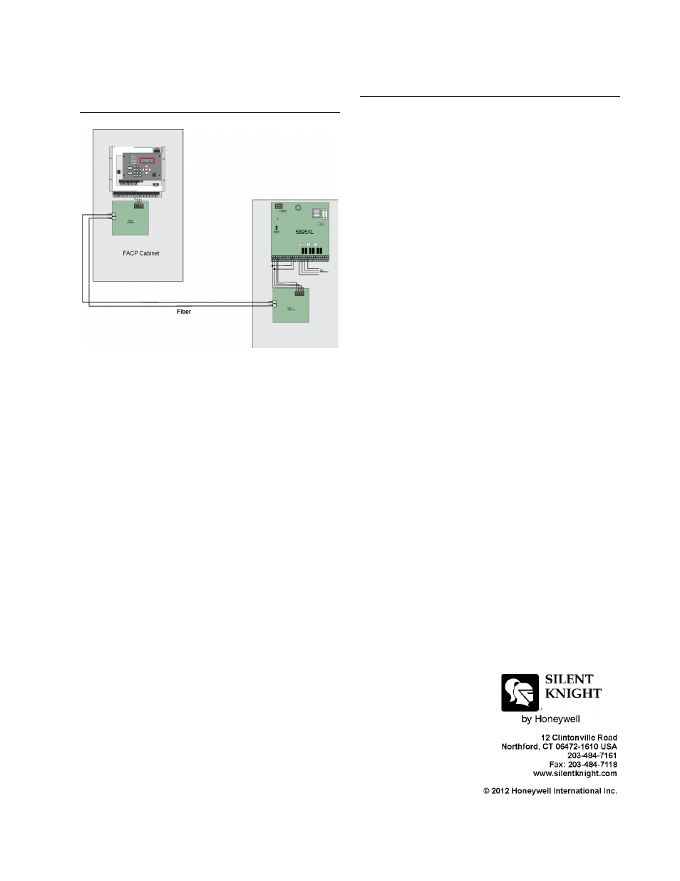 Panel to power supply fiber connection, Specifications | SilentKnight SK-F485C User Manual | Page 3 / 3
