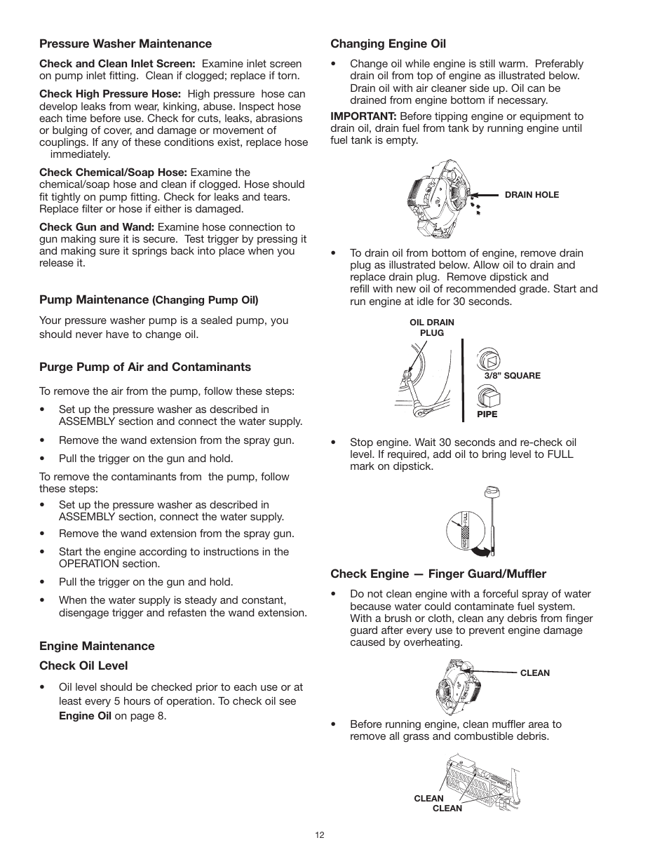 Craftsman MGP-769010 User Manual | Page 12 / 52