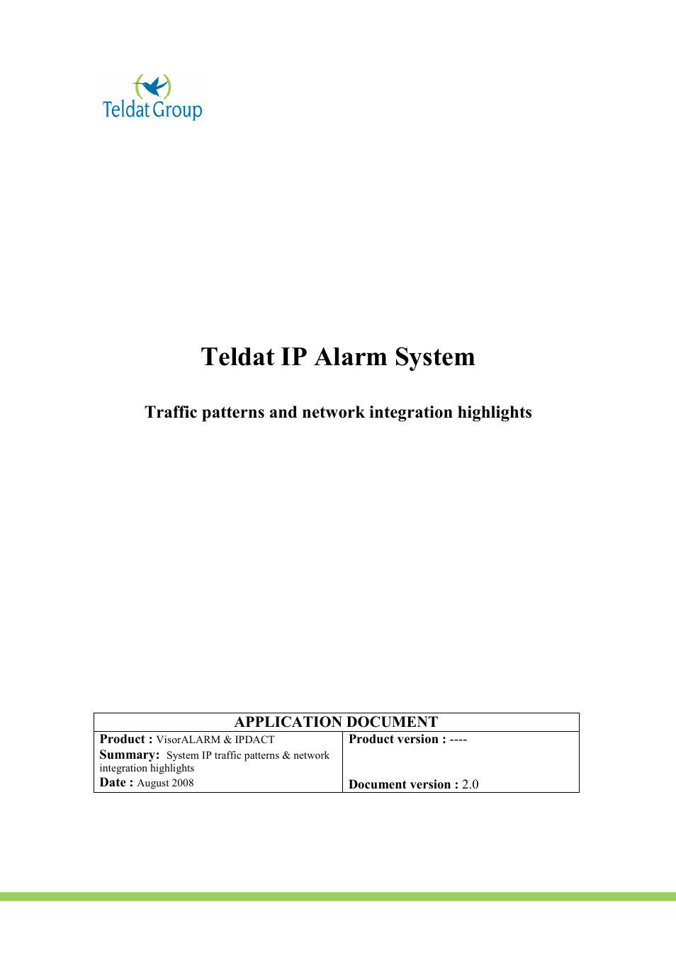 SilentKnight System IP traffic patterns and network integration highlights User Manual | 8 pages