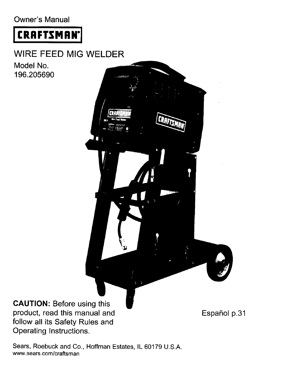Craftsman 196.205690 User Manual | 60 pages