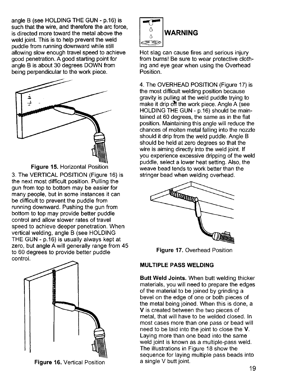 Warning | Craftsman 196.205690 User Manual | Page 19 / 60