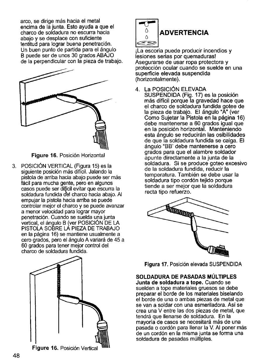 Advertencia | Craftsman 196.205690 User Manual | Page 48 / 60