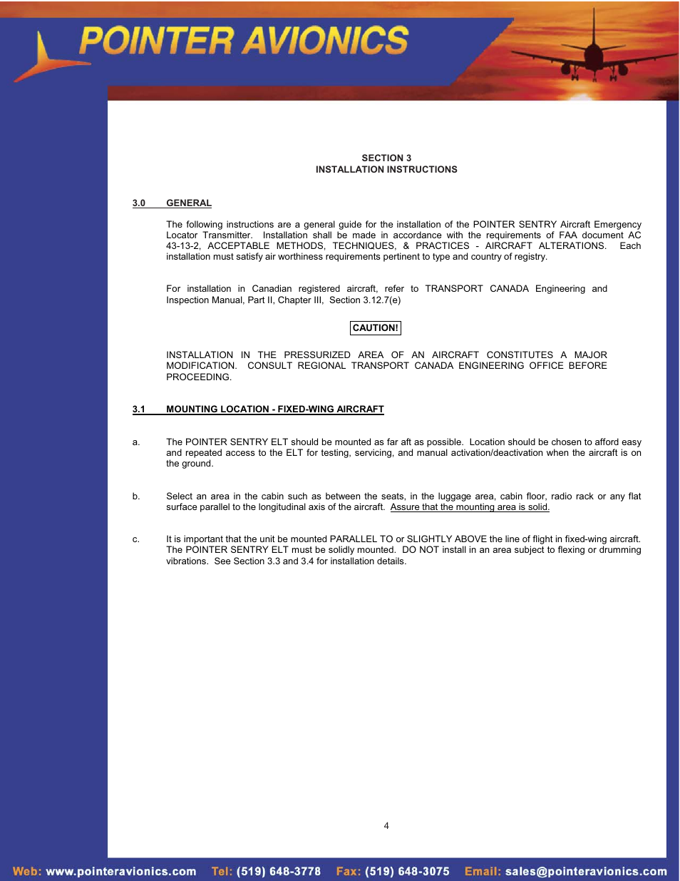 SkyHunter406 4000-10 AP User Manual | Page 4 / 16