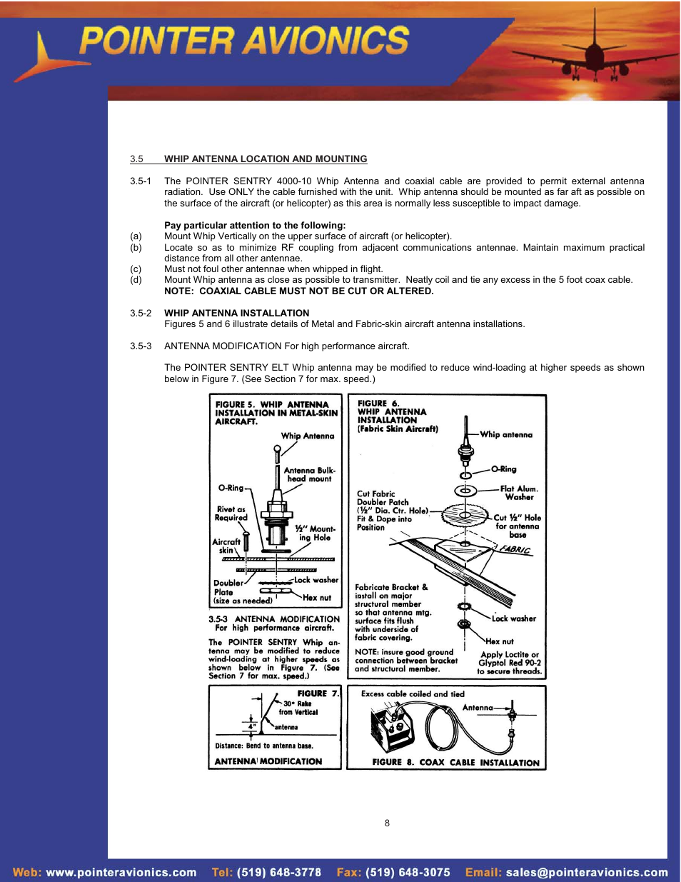 SkyHunter406 4000-10 AP User Manual | Page 8 / 16