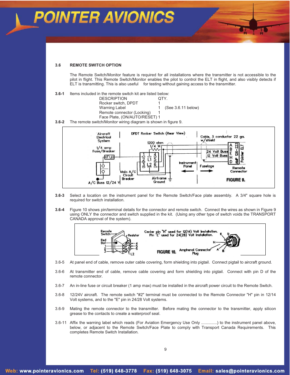 SkyHunter406 4000-10 AP User Manual | Page 9 / 16