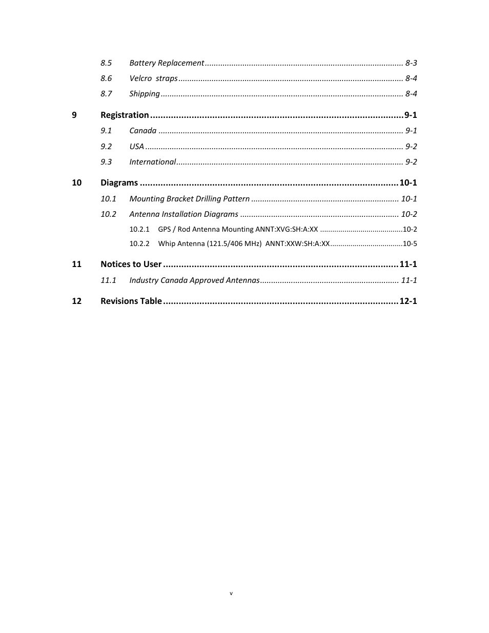 SkyHunter406 SKYHUNTER 406 HF User Manual | Page 5 / 56