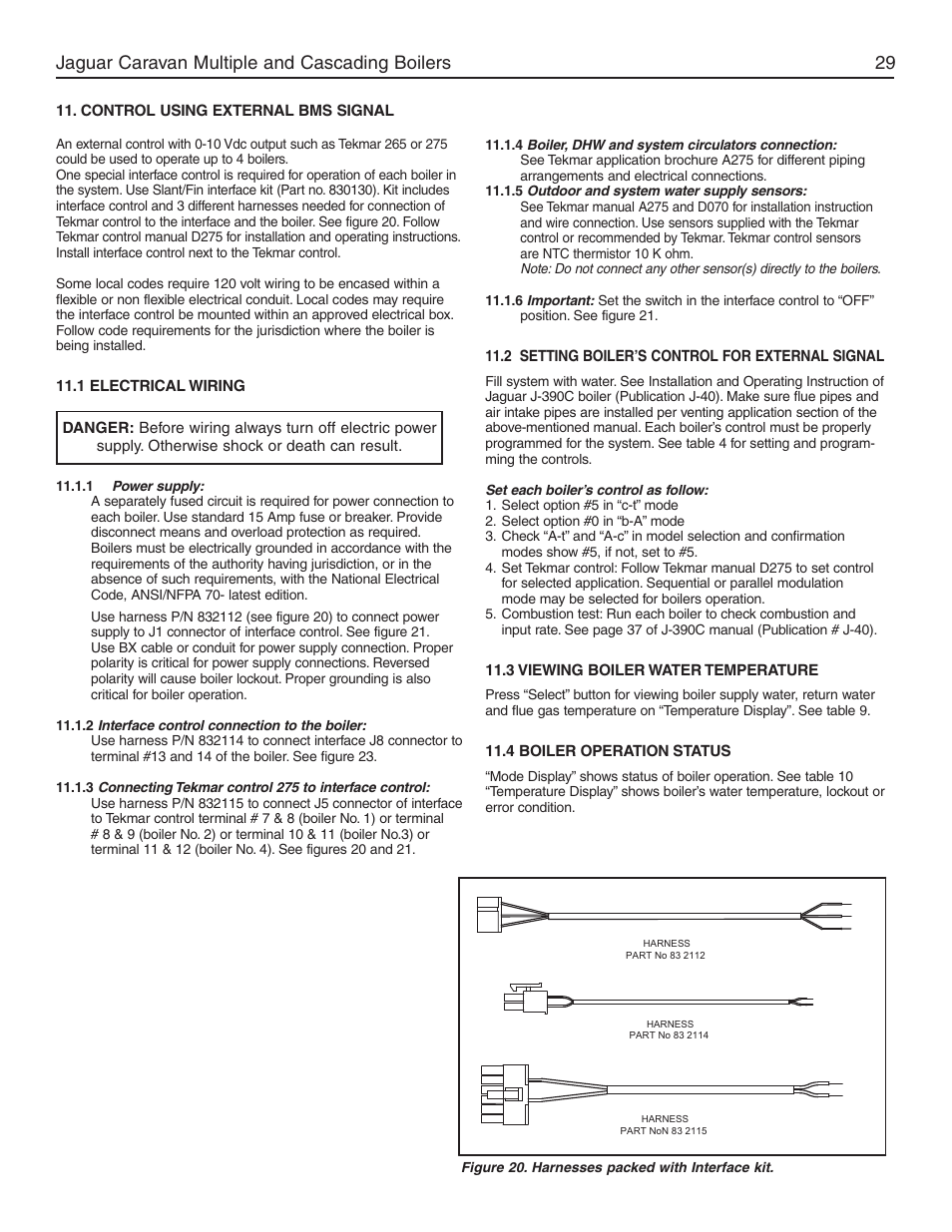Jaguar caravan multiple and cascading boilers 29 | Slant/Fin Jaguar User Manual | Page 29 / 36