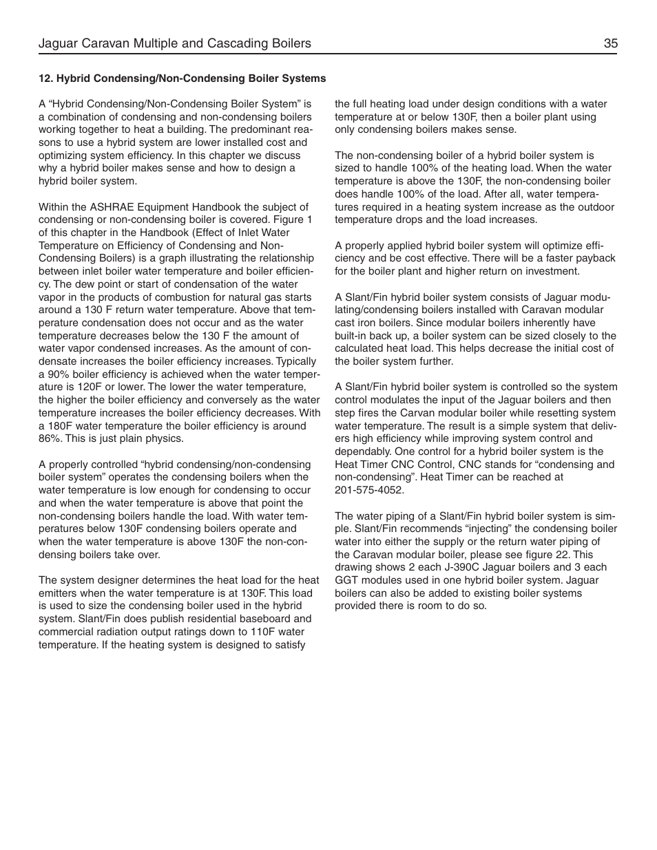 Slant/Fin Jaguar User Manual | Page 35 / 36