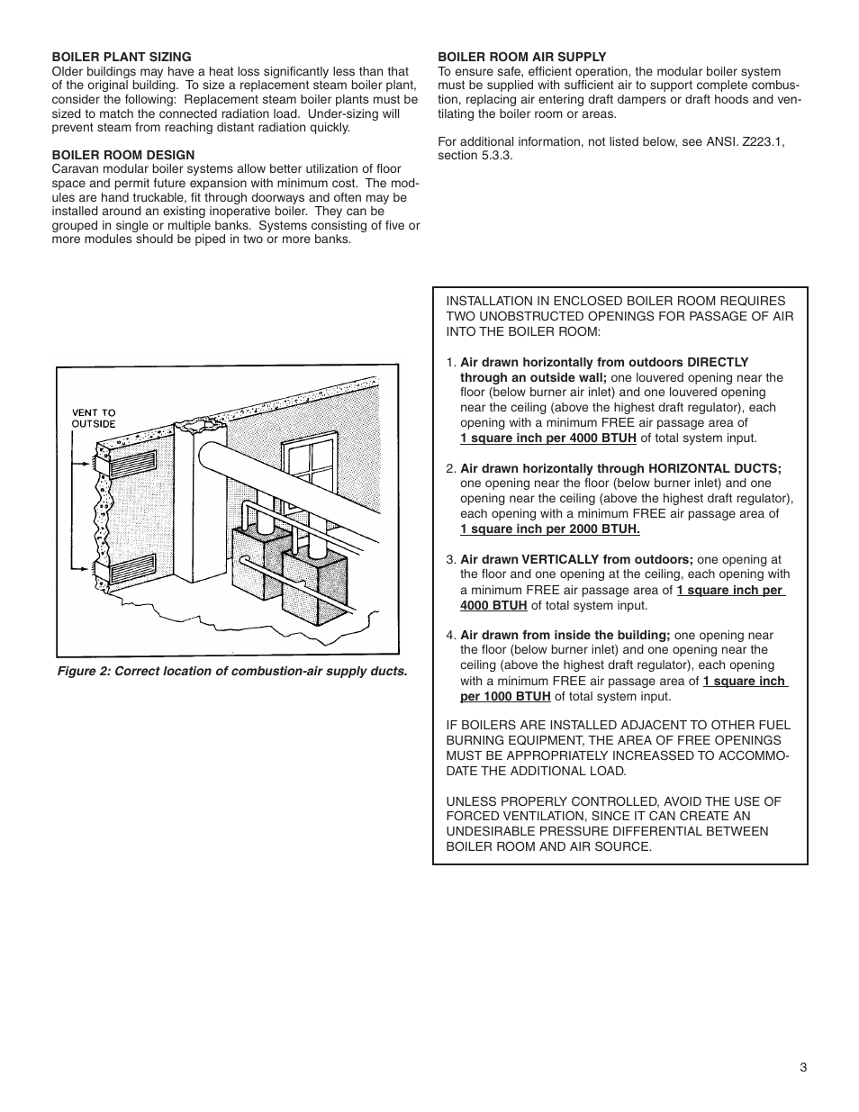 Slant/Fin Gas Steam User Manual | Page 3 / 16