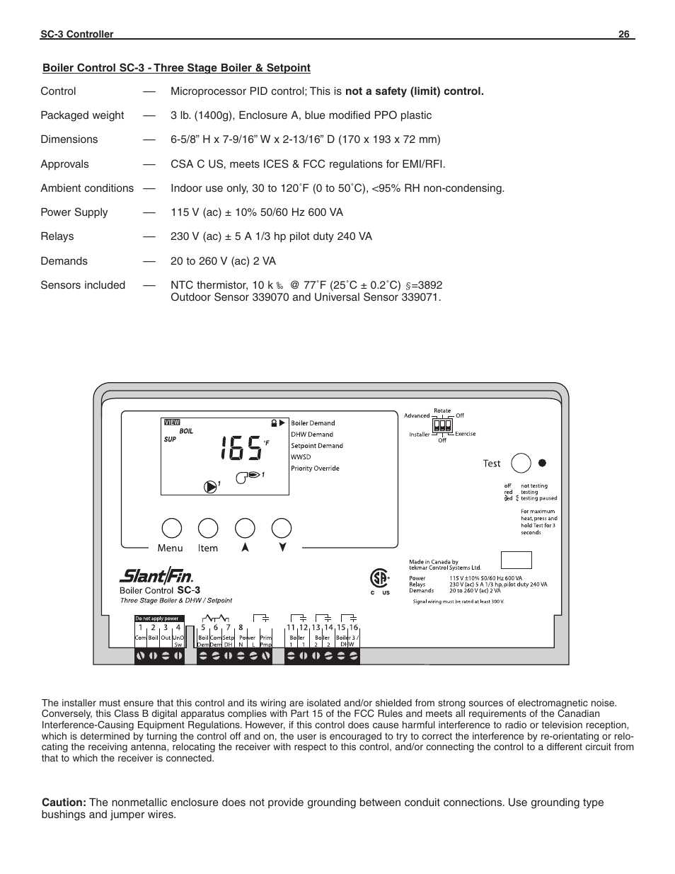 Slant/Fin SC-3 User Manual | Page 25 / 27