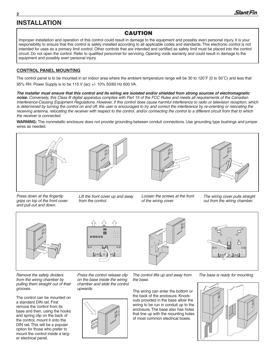 Installation | Slant/Fin SC-9 User Manual | Page 2 / 32