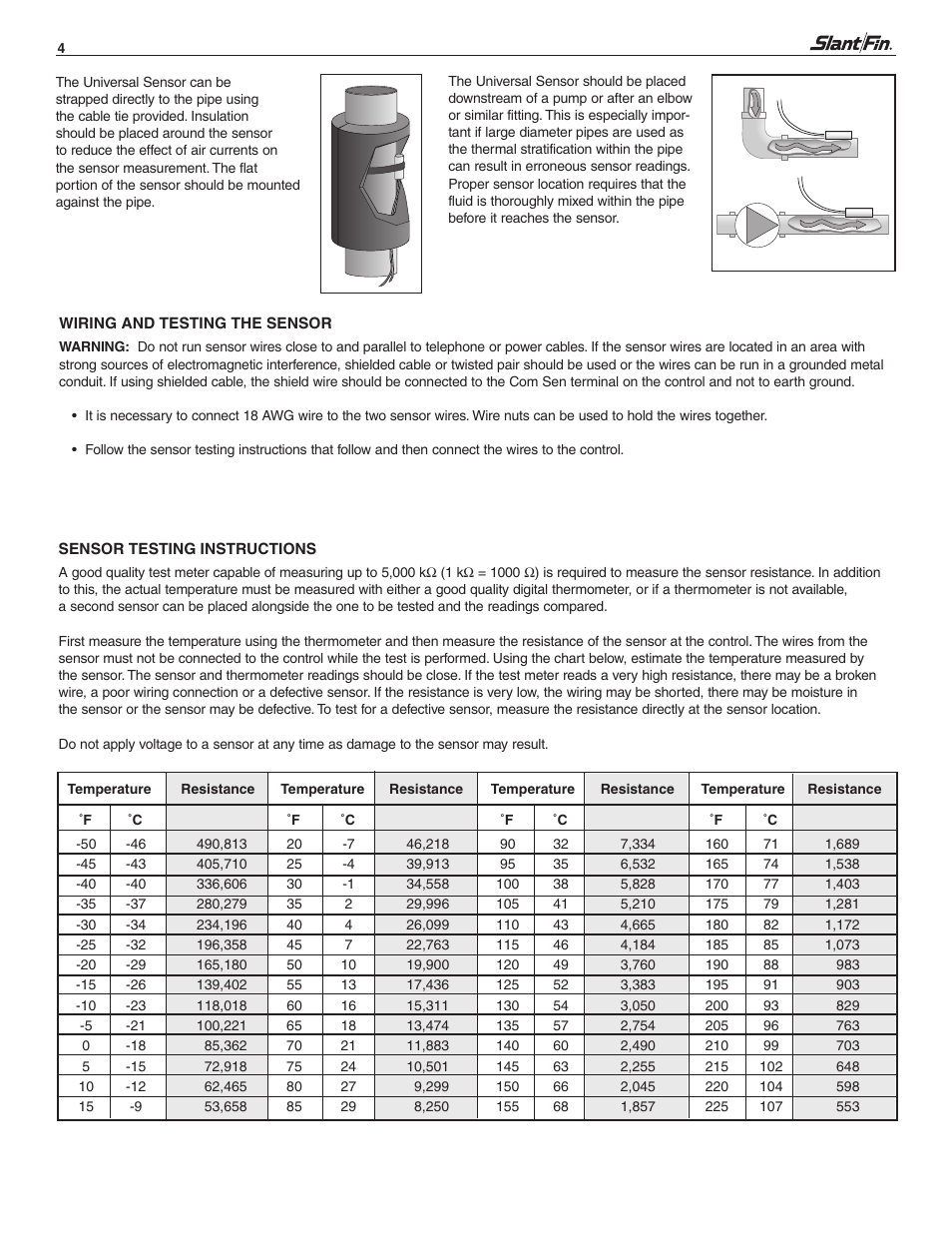 Slant/Fin SC-9 User Manual | Page 4 / 32