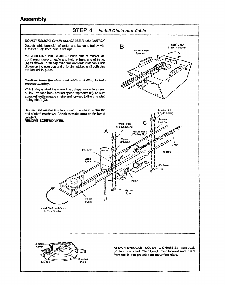 Assembly | Craftsman 139.53625SR User Manual | Page 8 / 22