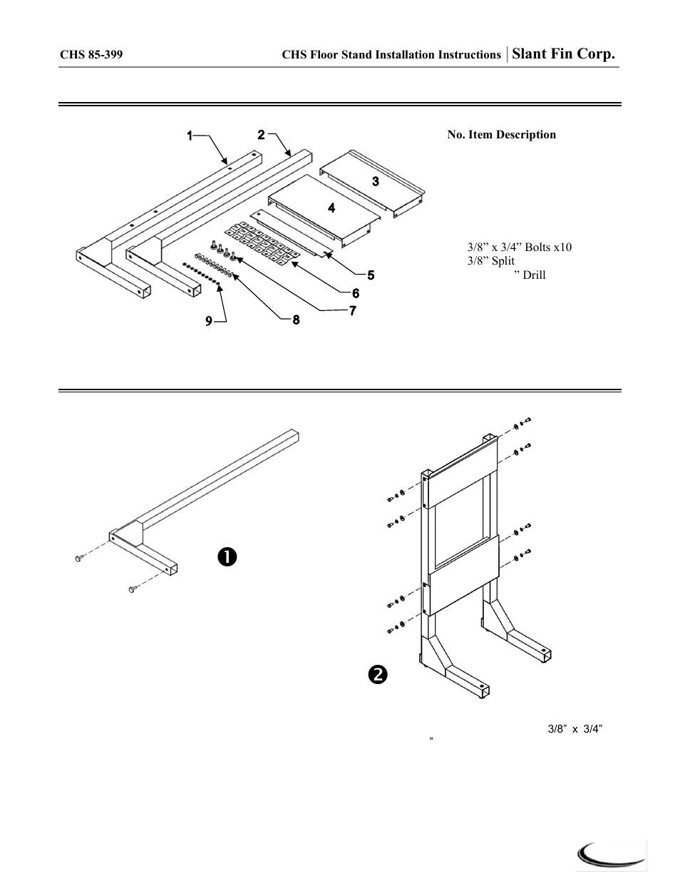 Slant fin corp | Slant/Fin CHS-FS-40 User Manual | Page 2 / 6