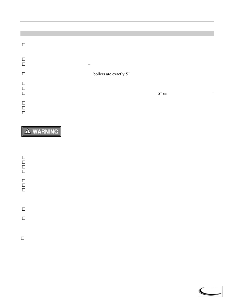 Slant fin corp | Slant/Fin CHS-399 User Manual | Page 21 / 24