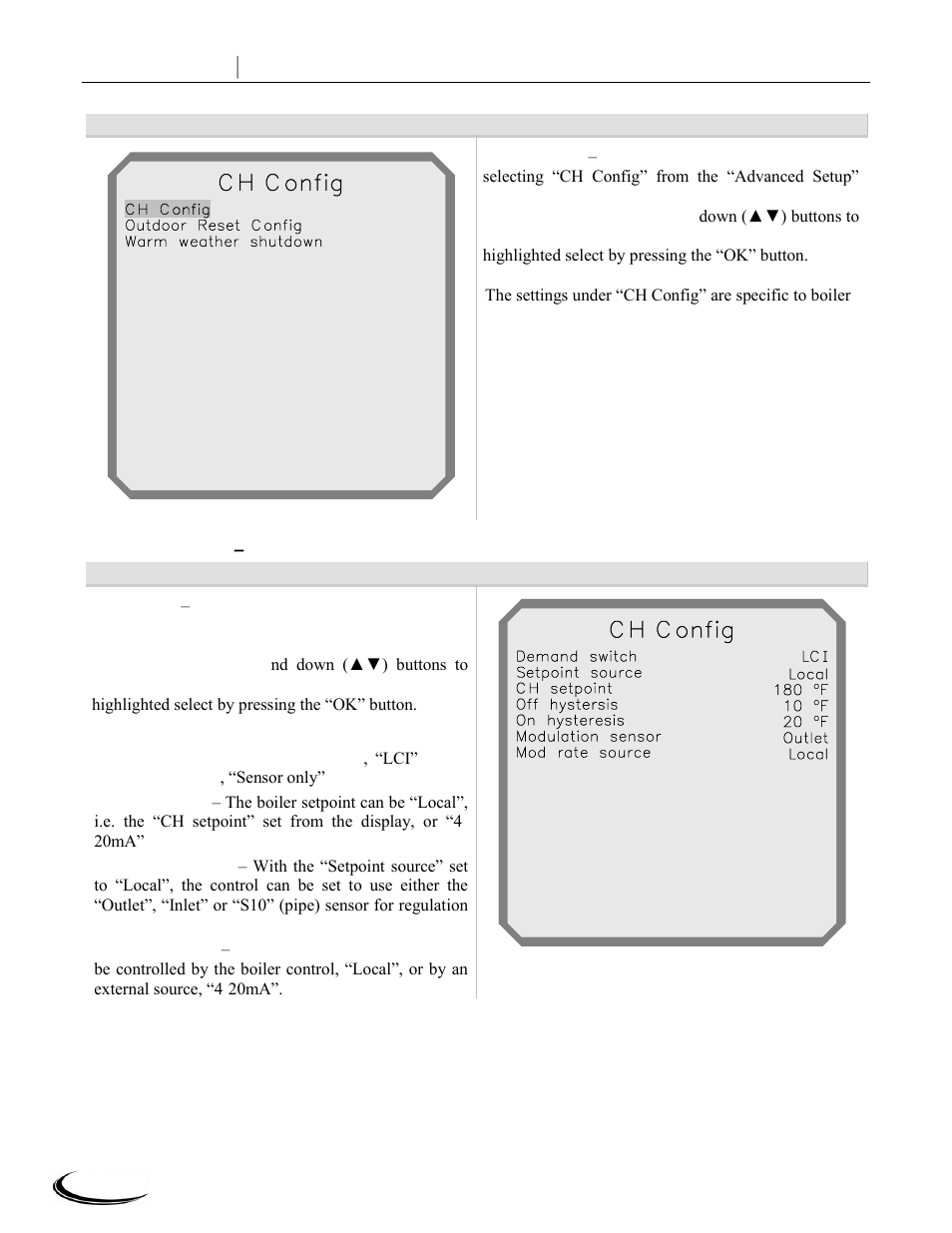 Slant fin corp, Config | Slant/Fin CHS-399 User Manual | Page 12 / 36