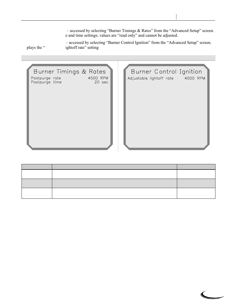 Slant fin corp, Burner, Timings | Rates, Control, Ignition | Slant/Fin CHS-399 User Manual | Page 31 / 36