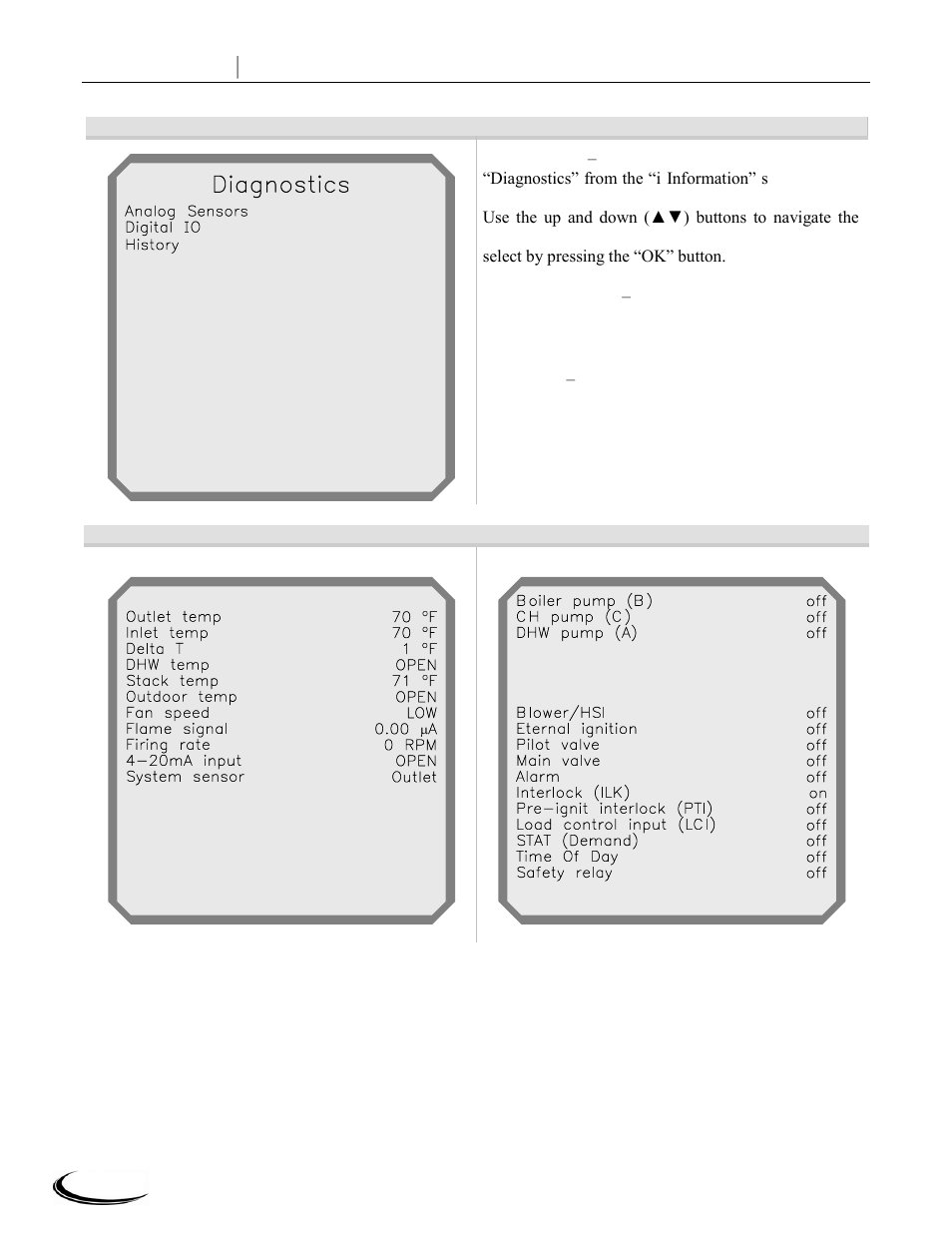 Slant fin corp, Diagnostics, Controller and display chs series | Slant/Fin CHS-399 User Manual | Page 32 / 36