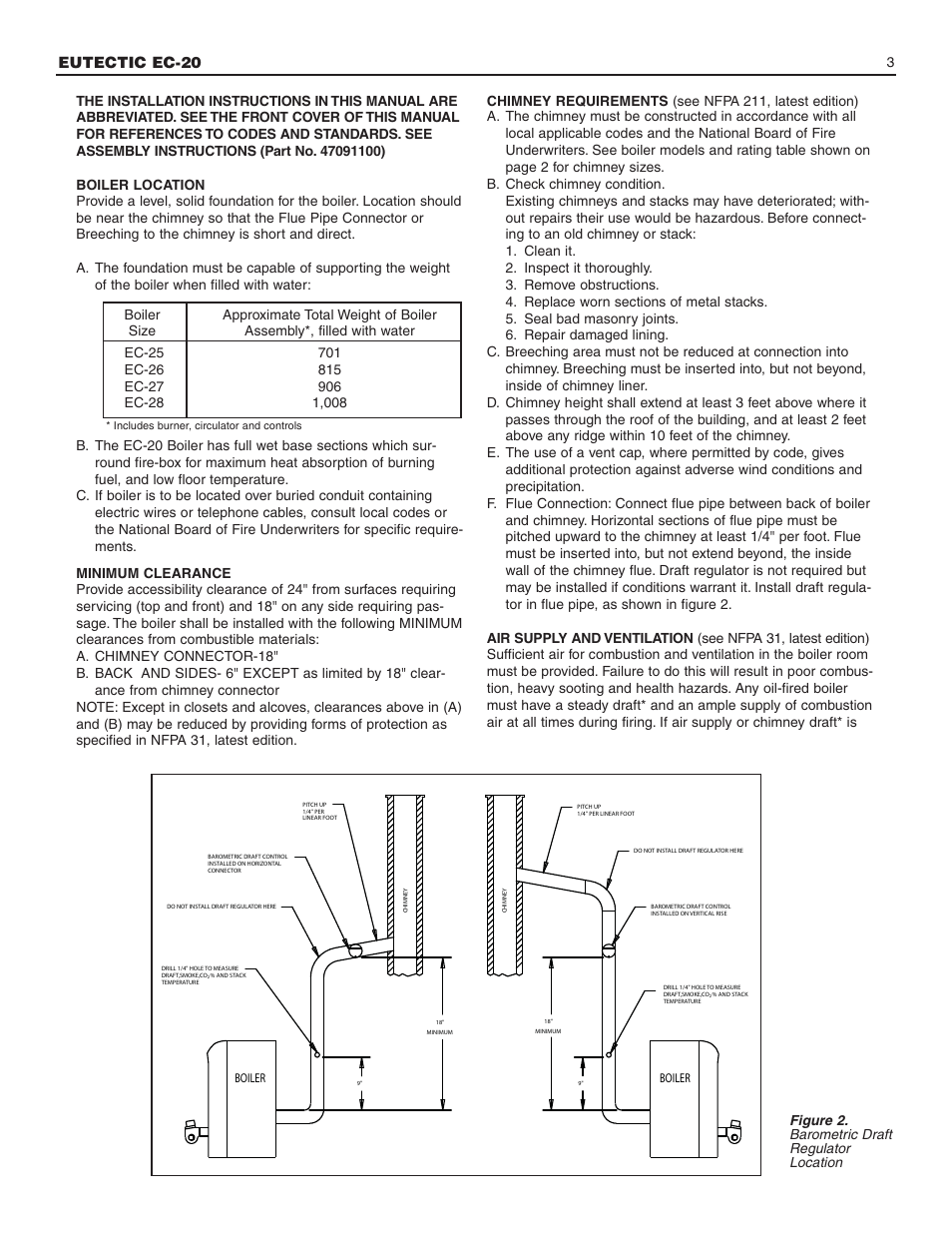 Slant/Fin EC-20 Installation User Manual | Page 3 / 16