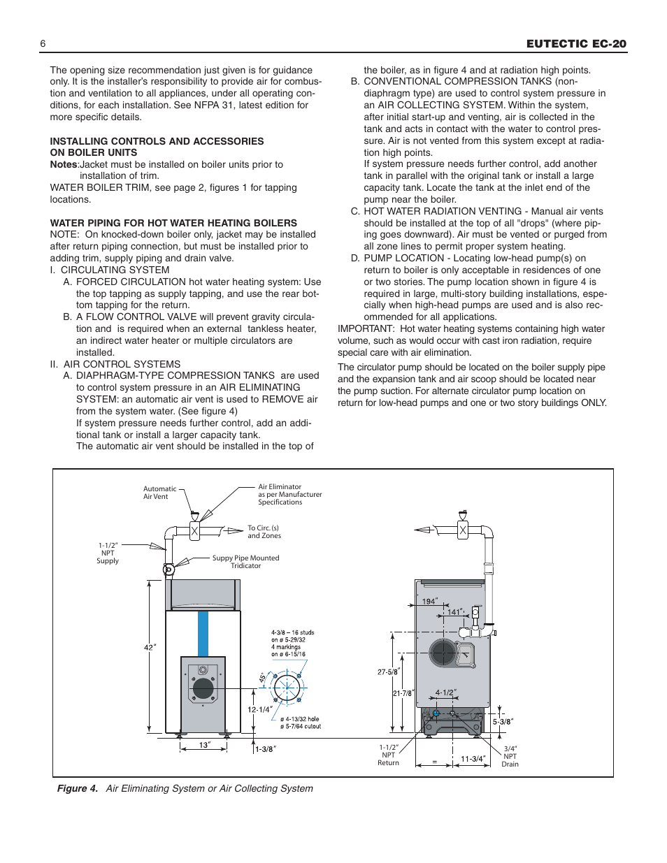 Slant/Fin EC-20 Installation User Manual | Page 6 / 16