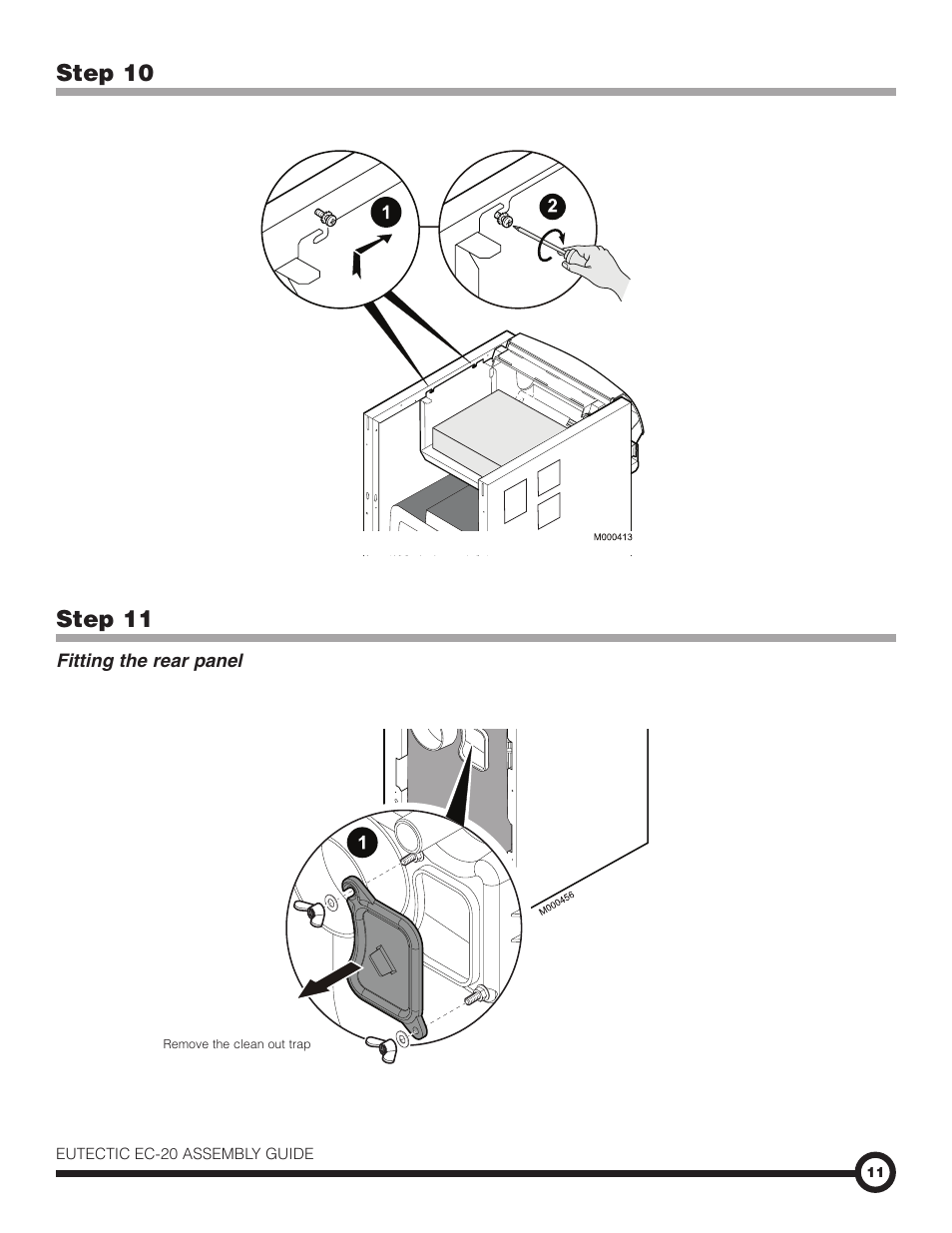 Step 10, Step 11 | Slant/Fin EC-20 Assembly Instructions User Manual | Page 11 / 20